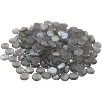 vidaXL Glasnugget 17-19 mm Paarsgrijs Glas