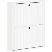 vidaXL Wandgemonteerde Schoenenkast EDE 71 x 17 x 86 cm Bewerkt hout
