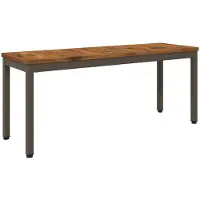 vidaXL Tuinbank, 108,5 x 35 x 45 cm, massief acaciahout, rechthoekig