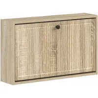 vidaXL - Wandgemonteerde - Schoenenkast - EDE - 71 - x - 17 - x - 43 - cm - Bewerkt - hout