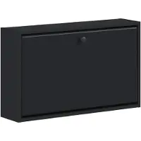 vidaXL Wandgemonteerde Schoenenkast BREDA 71 x 17 x 43 cm Bewerkt hout
