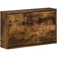 vidaXL Wandgemonteerde Schoenenkast BREDA 71 x 17 x 43 cm Bewerkt hout