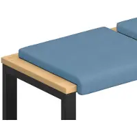 vidaXL Bankkussen 4 st corduroy Blauw Diepte 35 cm