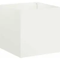 vidaXL Plantenbak Wit 20 x 20 x 20 cm Koudgewalst staal