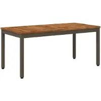 vidaXL Salontafel, naturel en bruin, 50 x 100,5 x 45 cm