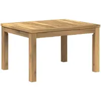 vidaXL Salontafel Witgewassen 49 x 60,5 x 36 cm Massief Acacia Hout