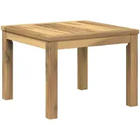 vidaXL Salontafel Witgewassen 49 x 48,5 x 36 cm Massief Acacia Hout