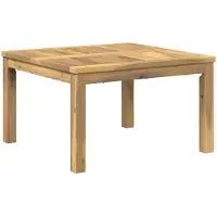vidaXL Salontafel Witgewassen 60 x 60,5 x 36 cm Massief Acacia Hout