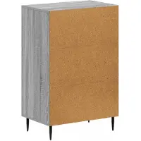 vidaXL Schoenenkast HAARLEM 59,5 x 39,5 x 89,5 cm Bewerkt hout