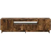 vidaXL LED-TV-kast EDE, 153 x 35 x 43 cm, beukenhoutfineer