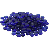 vidaXL Glasnugget 17-19 mm Kobaltblauw Glas
