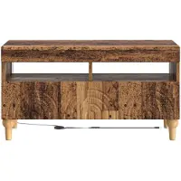 vidaXL LED-TV-kast ALKMAAR, 81 x 35 x 43 cm, imitatiehout, houtvezelplaat