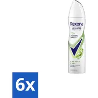 Rexona 6 x - Deodorant Spray - Aloe Vera Scent - Verzorgend & Fris - 150 ml - Deodorant - Antitranspirant - Vrouwen - Langdurige Frisheid - 72 Uur Bescherming