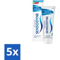 Sensodyne 5 x – Tandpasta – Extra Fresh Gel – 75 ml - Voordeelverpakking - 5 stuks
