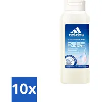 Adidas 10 x – Douchegel – Active Skin & Mind Deep Care – 250 ml - Douchegel Sport - Hydraterende Douchegel - Huid Verzorging Na Training - Actieve Huidverzorging - Vegan Douchegel