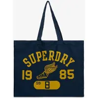Superdry Tote Blauw Grootte: 1SIZE