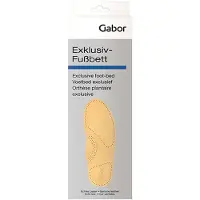 Gabor Exclusief Voetbed inlegzool – Anatomisch leren voetbed – Geschikt voor normale schoenen, sportschoenen en wandelschoenen, van kunststof en leer – 46