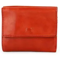 Bear design Compacte Portemonnee met Overslag Cow Lavato Rood