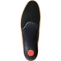 Solos 385 Anti-Stress inlegzool – Leer + actieve kool – Geschikt voor normale schoenen, sportschoenen en werkschoenen, van kunststof en leer – 35