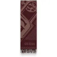 GUESS Dames Sjaal 60x180 granaatrood (OSFA), Casual, Granaatappel, Polyester AW5662POL03