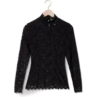Notre-V Dames Tops & T-shirts Nv-ingelien - Zwart - Maat S