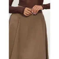 Minus Dames Rokken Msrosea Midi Skirt - Bruin - Maat 38