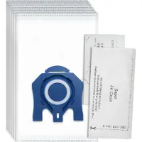 DParts 10x PRO stofzakken geschikt voor Miele GN - met 2 filters - stofzuigerzakken HyClean 3D Efficiency GN - HyClean Pure GN - Complete C2, C3 en Classic C1 stofzuiger series - stofzuigzak MI40