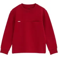 We fashion longsleeve - rood Jongens Katoen Ronde hals Effen - maat 122/128