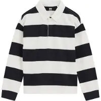 We fashion Shirt donkerblauw / wit