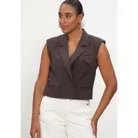 Copenhagen Muse Dames Blazers Cmtailor-short-waistcoat - Bruin - Maat L
