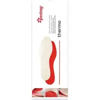 Pedag Thermo inlegzool – Extra dun – Geschikt voor normale schoenen, sportschoenen en werkschoenen, van wol – Extra dunne warme inlegzool met isolerende aluminiumlaag en zachte textiel bovenzijde – 39