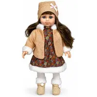 Ledy Toys CUFAN - Knuffelpop met Zachte Vinyl Lichaamsdelen – Babypop met Geluid - 40CM