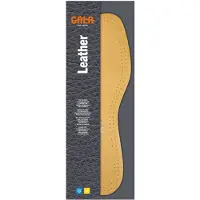 Gala Leather inlegzolen – Geschikt voor normale schoenen, van leer – Leren comfortzolen met een dempende onderlaag voor dagelijks gebruik – 35/36