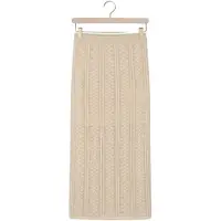 MSCH Copenhagen Dames Rokken Mschcelestina Hw Skirt - Creme - Maat M/L