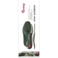 Pedag Viva Outdoor 186 inlegzool – Outdoor voetbed – Geschikt voor normale schoenen, sportschoenen en werkschoenen, van leer – 36
