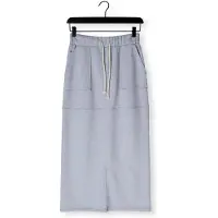 NUKUS Dames Rokken Maartje Skirt Lurex - Lichtblauw - Maat M