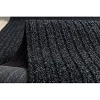 Rugsx Ruitenwisser anti slip per strekkende meter CEYLON extern, intern, op een rubber - anthracytkleuring 0923 200cm 200x100 cm