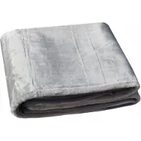 Elway Dikke Acryl Plaid 160x210cm - Lichtgrijs, Warm & Zacht