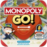 Hasbro Monopoly GO! Bordspel - Duitse versie, een spel gebaseerd op de populaire online versie, een snel strategisch spel voor het hele gezin, leuk voor 2 tot 4 spelers
