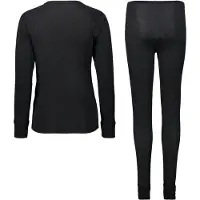 CMP - Women's Set (Sweat And Pant) Warm - Synthetisch ondergoed 48, zwart