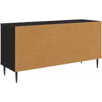 vidaXL Tv-meubel ESSEN 102 x 33 x 51 cm Zwart eiken Bewerkt hout