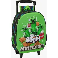 Minecraft 3d 8.91l Rugzak Met Wielen