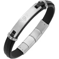 Police PEAGB0040803 - Armband Heren - Zwart