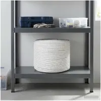 vidaXL Katoenen Touw 8 mm 50 m Wit 100% katoen