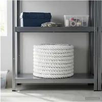 vidaXL Katoenen Touw 16 mm 100 m Wit 100% katoen