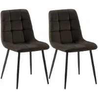 CLP Set van 2 eetkamerstoelen, model Tilde