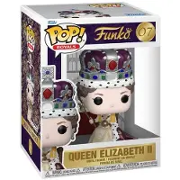 Funko POP! Koningin Elizabeth II POP! Premium vinyl figuur, 100e editie - Koningin Elizabeth II (kroning), 9 cm