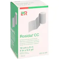 Rosidal CC cohesief compressieverband 10 cm x 6 m 1 St Verband