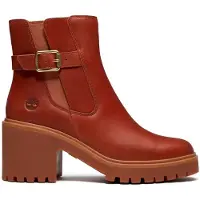 Timberland Dames Chelsea-enkellaarsjes van leer Stone Heights bruin (40 W), 5 tot 8 cm, Geen, Casual TB0A2GGNEM61