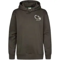 Petrol Industries hoodie met backprint - donkergroen Sweater Backprint - maat 152